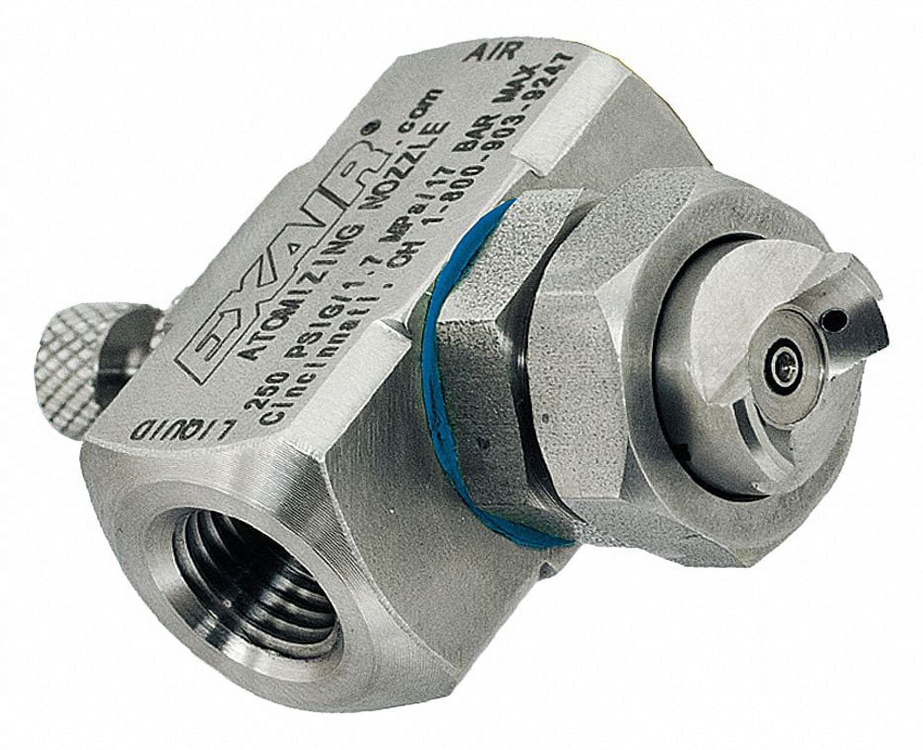 Exair Atomizing Spray Nozzle,1 to 3.8 gph EF1010SS
