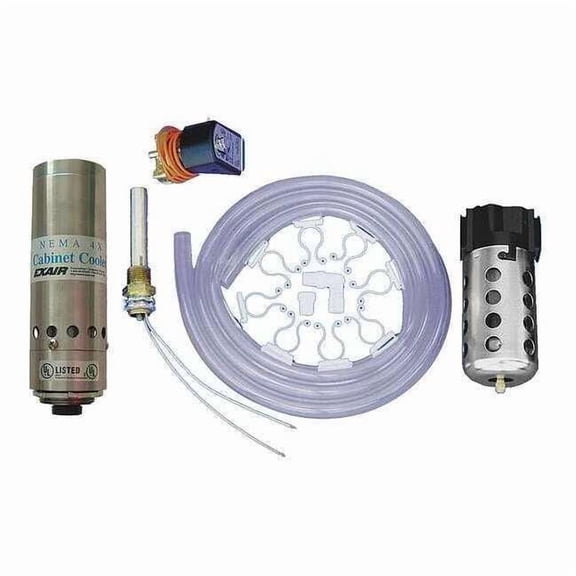 Exair Vortex Tube,30 CFM,2000 BtuH,NEMA 4X 4830SS