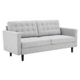 thumbnail image 1 of Modway Exalt Tufted Fabric Sofa in Light Gray, 1 of 8