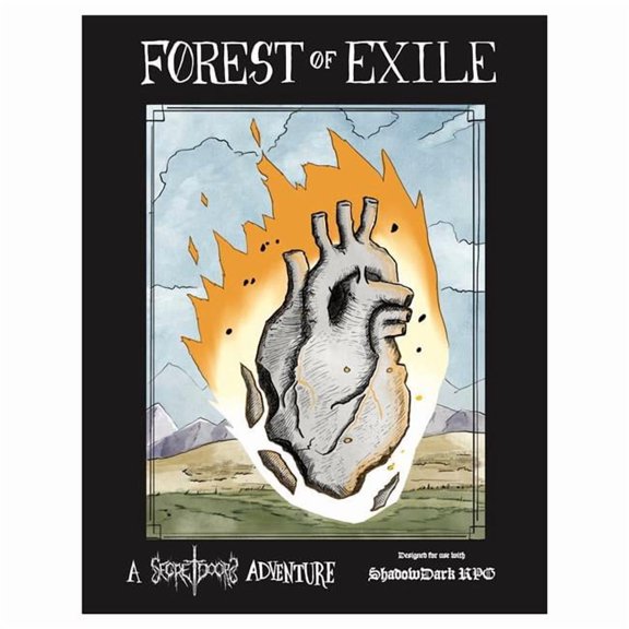 Exalted Funeral Press EFPZ0107 Shadowdark Adventure Forest of Exile A Secret Doors Adventure Role-Playing Game