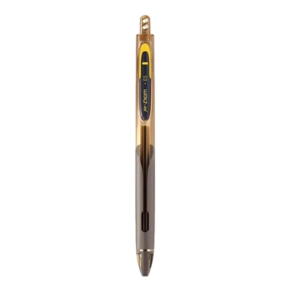 Exam Click Gel Pens, 0.5mm Fine Point Quick Dry Gel Pens, Ergonomic Grip Smooth Writing Pens, No Smudge Black Ink Pens, Retractable Gel Pens for Daily Writing Note Taking Office Stationery Supplies