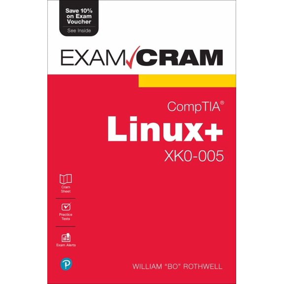 Exam Cram (Pearson) Comptia Linux+ Xk0-005 Exam Cram, (Paperback)