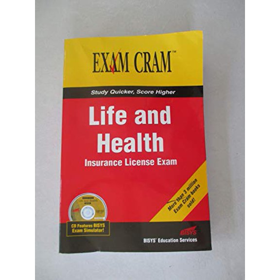 Pre-Owned Exam Cram (Pearson): Life and Health Insurance License Exam Cram (Paperback)