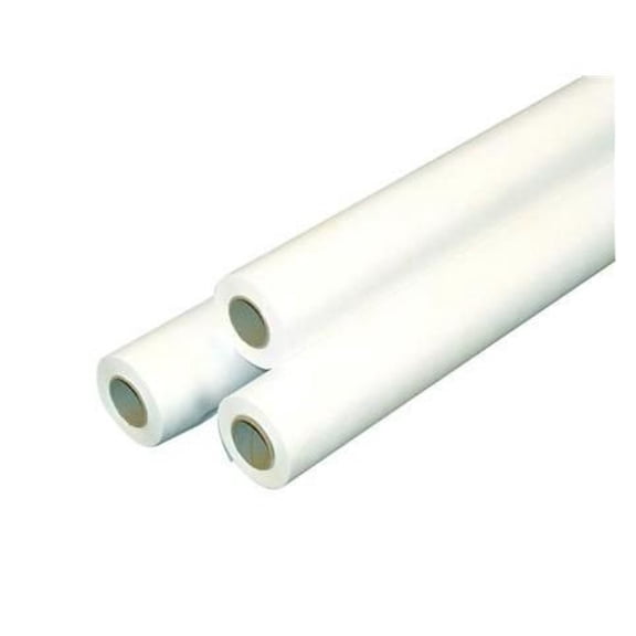 Exam Table Paper Rolls by - Chiropractor and Medical Table Paper - White, Crepe Finish - Strong, Absorbent Paper Protects Table, Provides - 12 Rolls, 18 Inches Wide x 125 Feet Long
