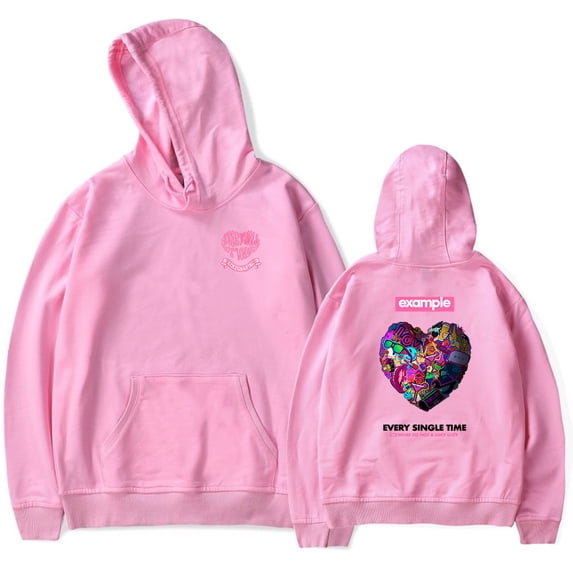 Example Hoodie unisex i fashionable casual long sleeved hooded sportswear, streetwear