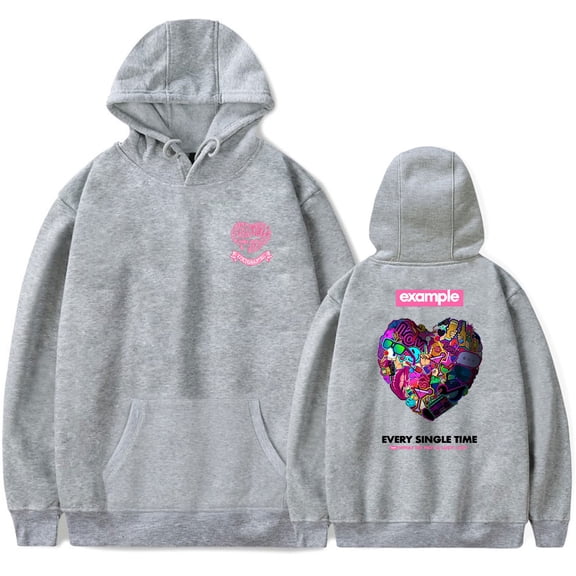 Example Hoodie unisex i fashionable casual long sleeved hooded sportswear, streetwear