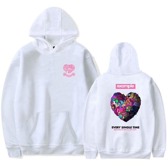 Example Hoodie unisex i fashionable casual long sleeved hooded sportswear, streetwear