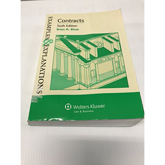 Pre-Owned Contracts (Examples &amp; Explanations), 9781454815471, 1454815477, Paperback, 6 edition