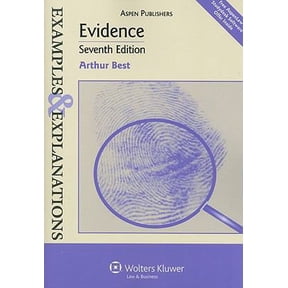 Pre-Owned Evidence (Examples & Explanations) (Paperback) 0735584796 9780735584792