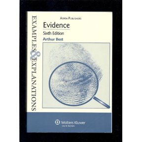 Pre-Owned Evidence: Examples & Explanations (Paperback) 0735562881 9780735562882