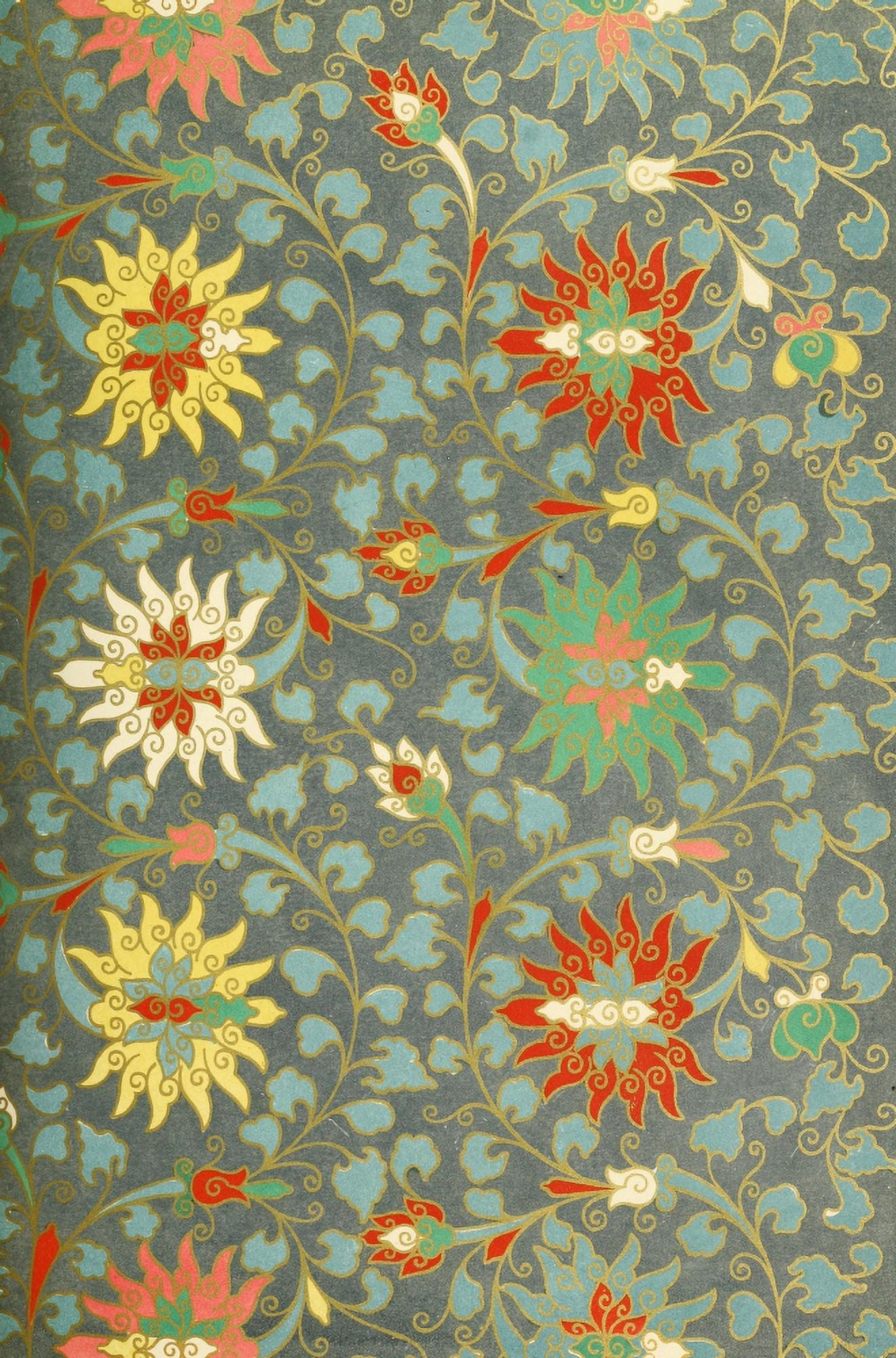 Examples of Chinese ornament 1867-12 Canvas Art - (24 x 36)