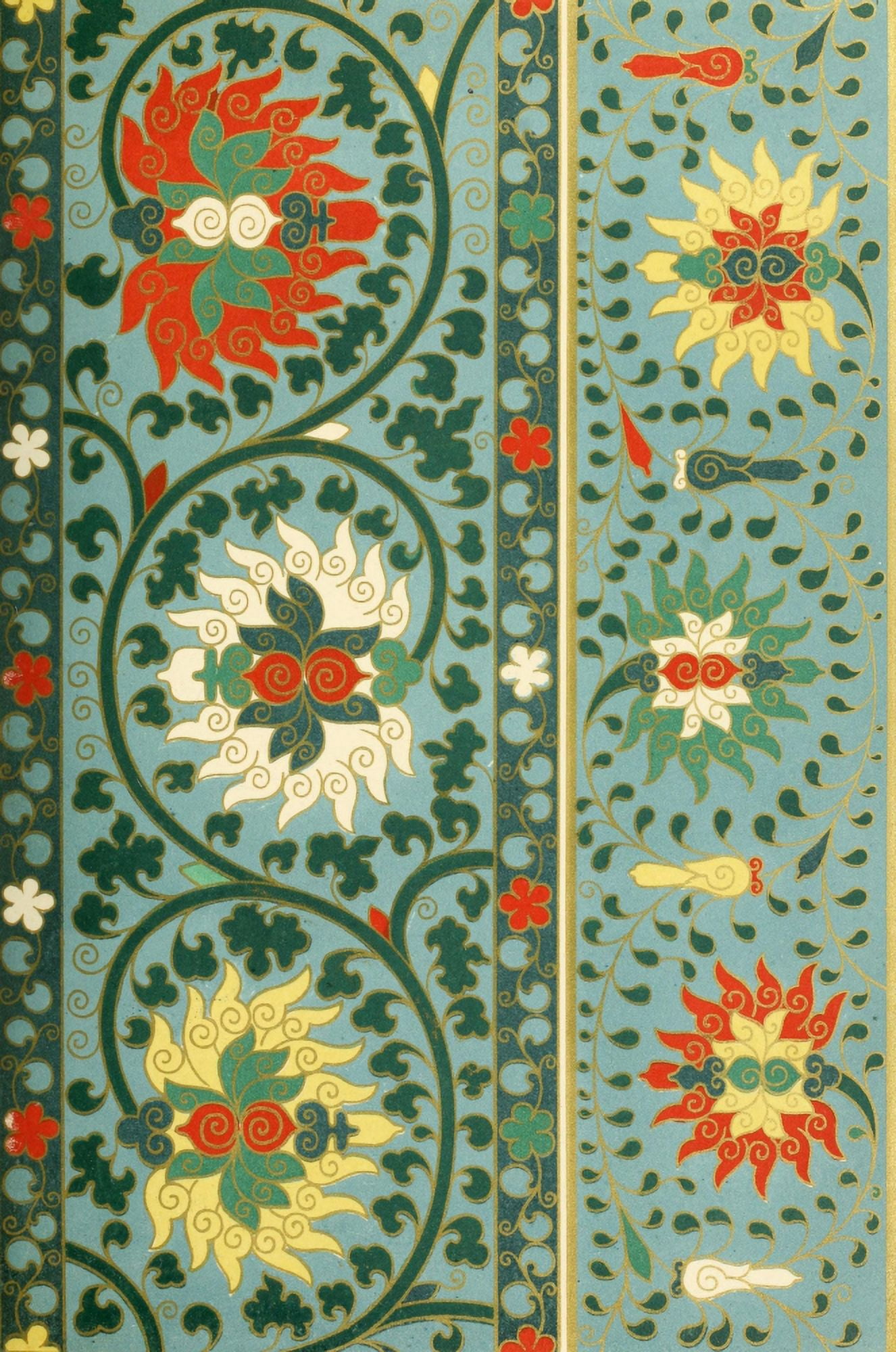 Examples of Chinese ornament 1867-13 Canvas Art - (18 x 24)