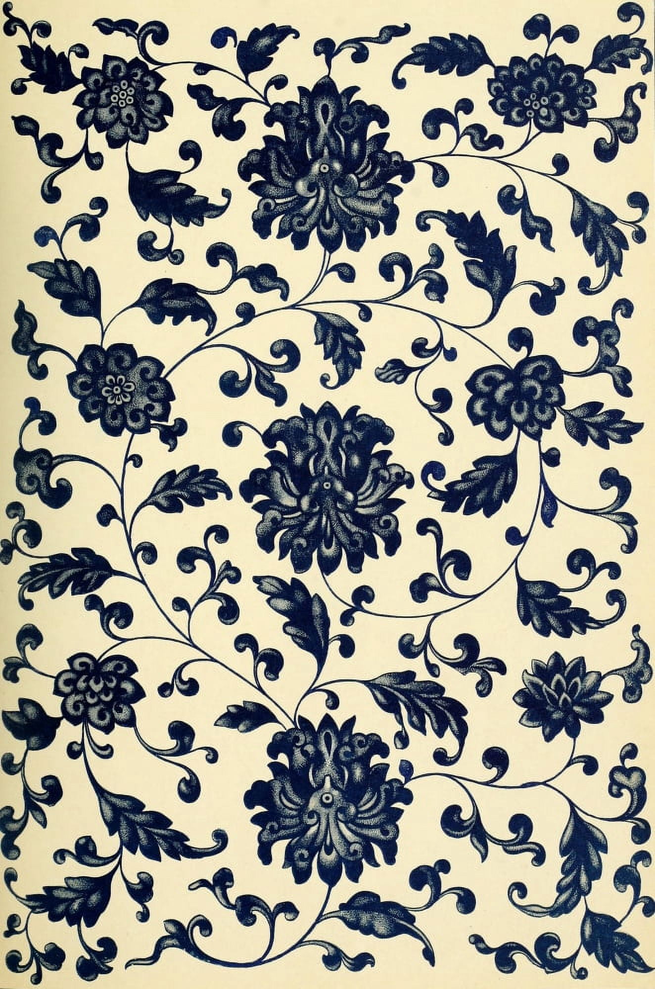 Examples of Chinese ornament 1867-20 Canvas Art - (24 x 36)