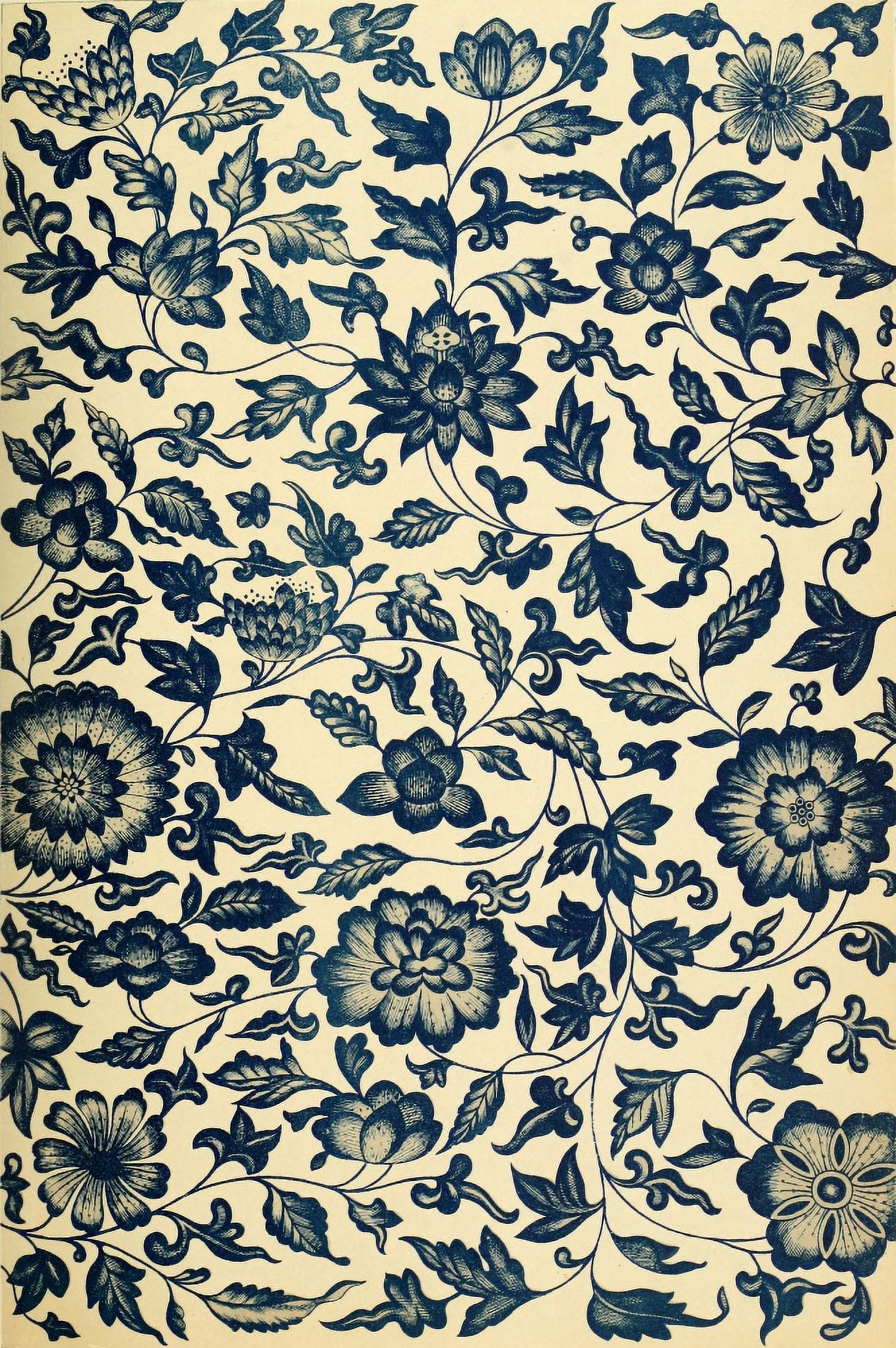 Examples of Chinese ornament 1867-23 Canvas Art - (24 x 36)