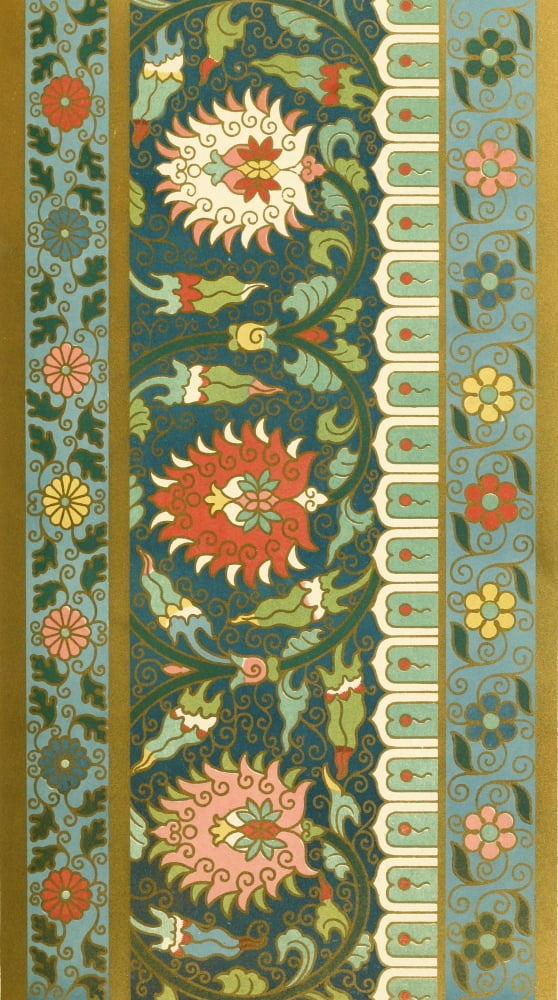 Examples of Chinese ornament 1867-27 Canvas Art - (18 x 24)