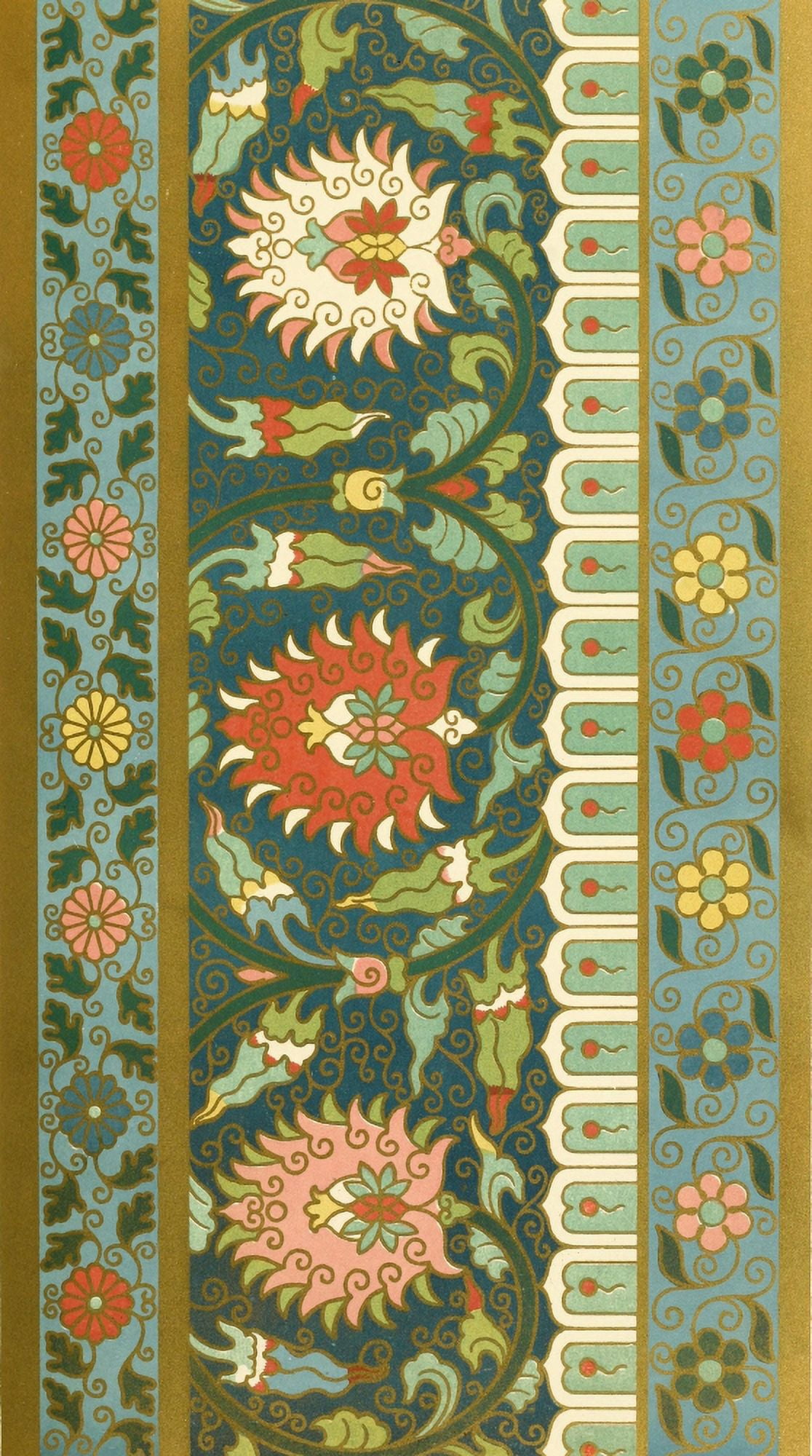 Examples of Chinese ornament 1867-27 Canvas Art - (24 x 36)