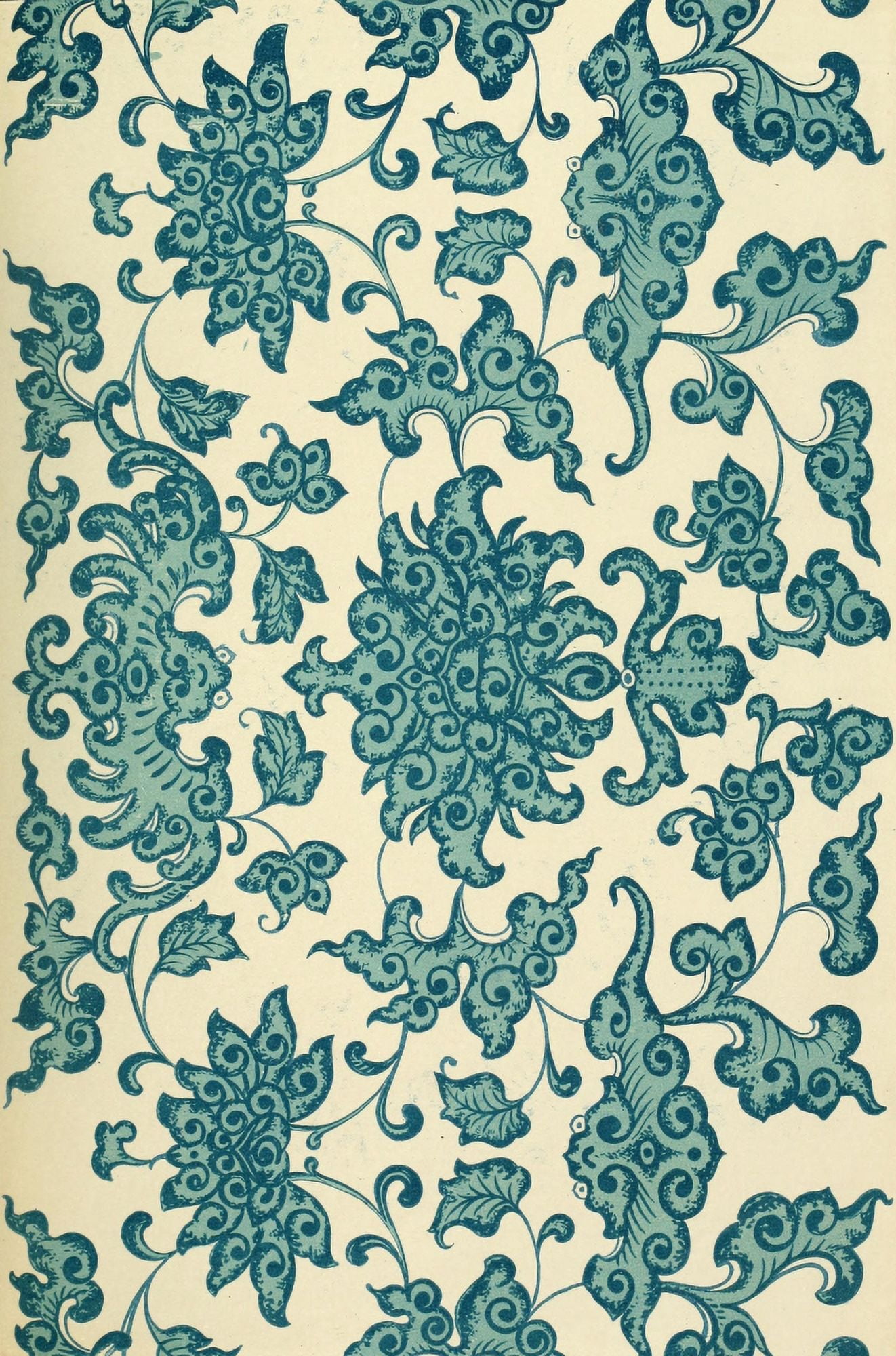 Examples of Chinese ornament 1867-3 Canvas Art -  (18 x 24)