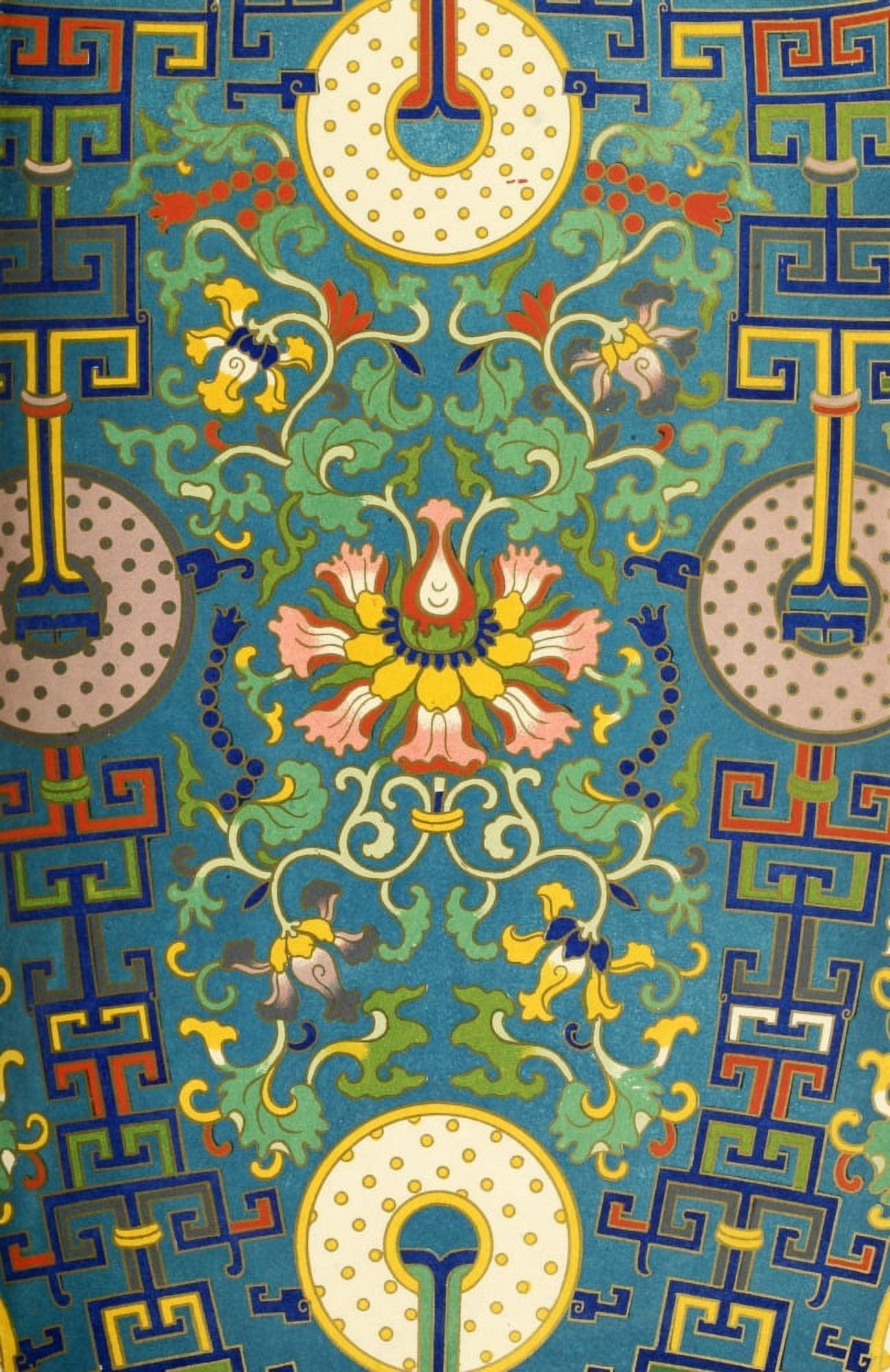 Examples of Chinese ornament 1867-31 Canvas Art - (24 x 36)