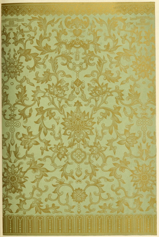 Examples of Chinese ornament 1867-36 Canvas Art - (24 x 36)