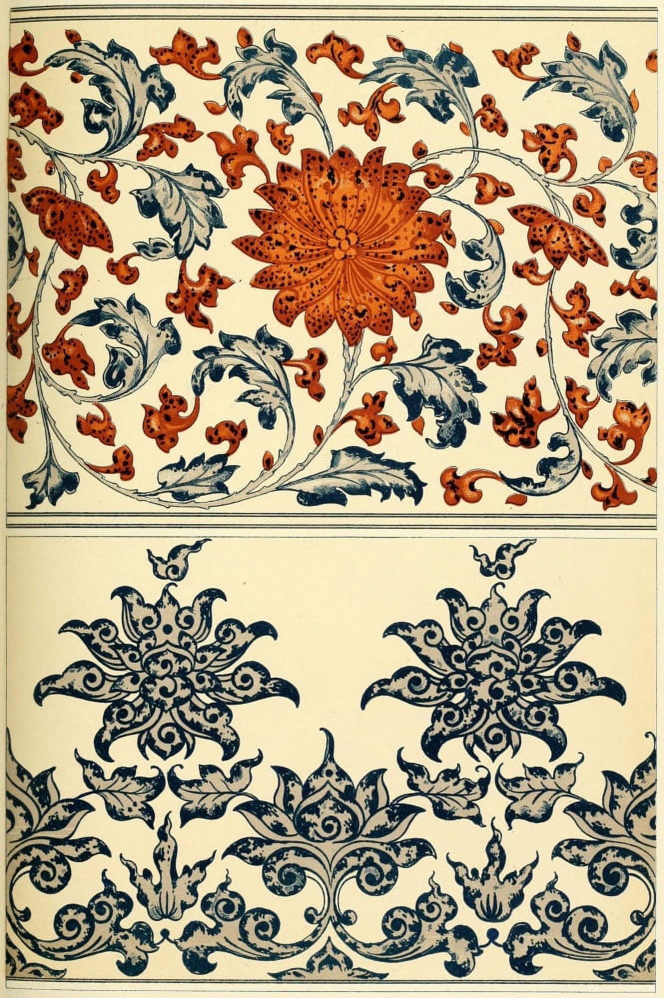 Examples of Chinese ornament 1867-39 Canvas Art - (24 x 36)