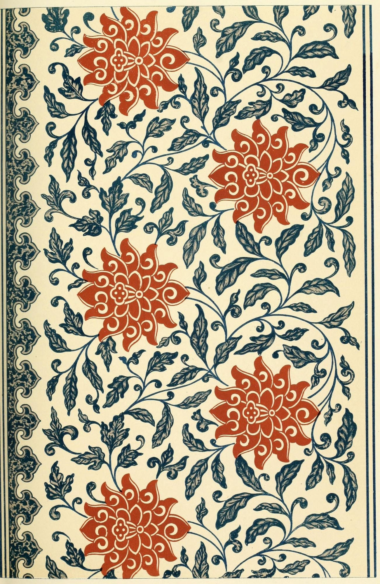 Examples of Chinese ornament 1867-41 Canvas Art - (18 x 24)