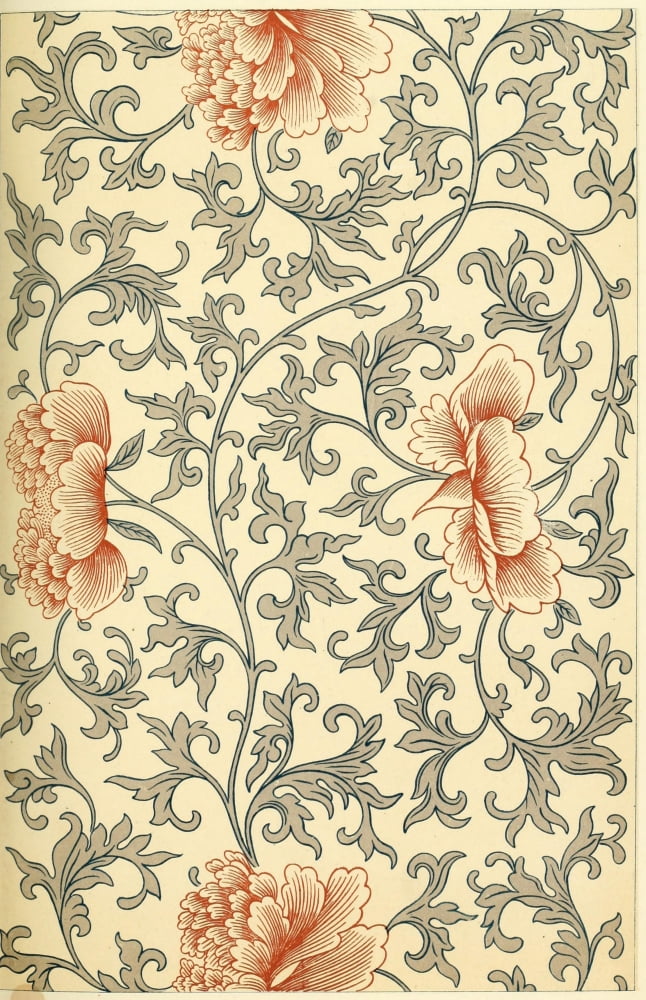 Examples of Chinese ornament 1867-42 Canvas Art - (18 x 24)