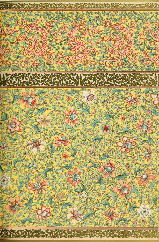 Examples of Chinese ornament 1867-46 Canvas Art - (18 x 24)