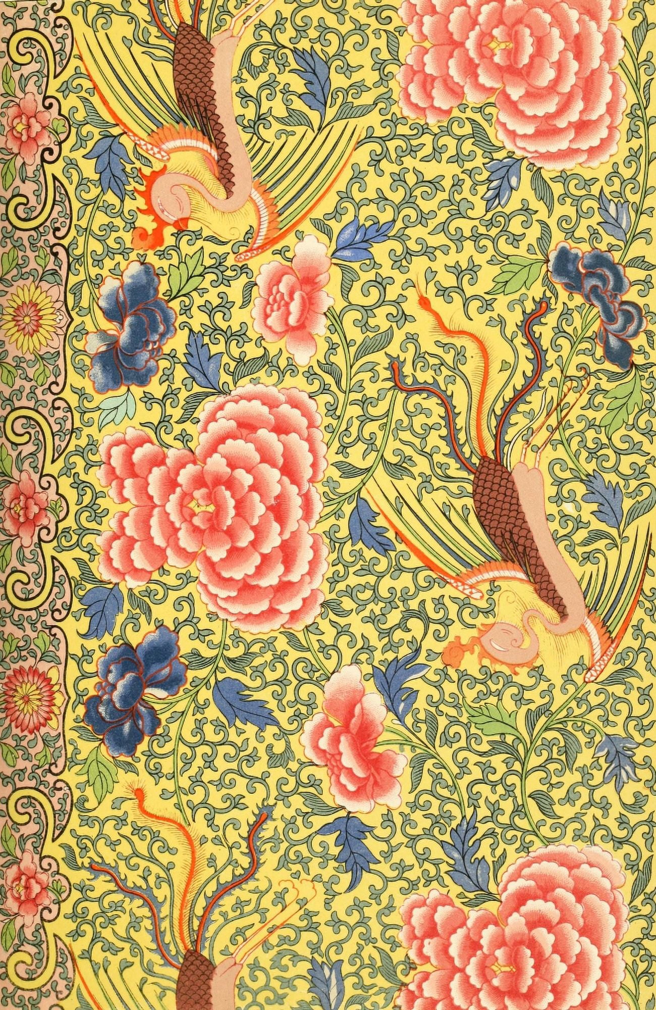 Examples of Chinese ornament 1867-47 Canvas Art - (18 x 24)