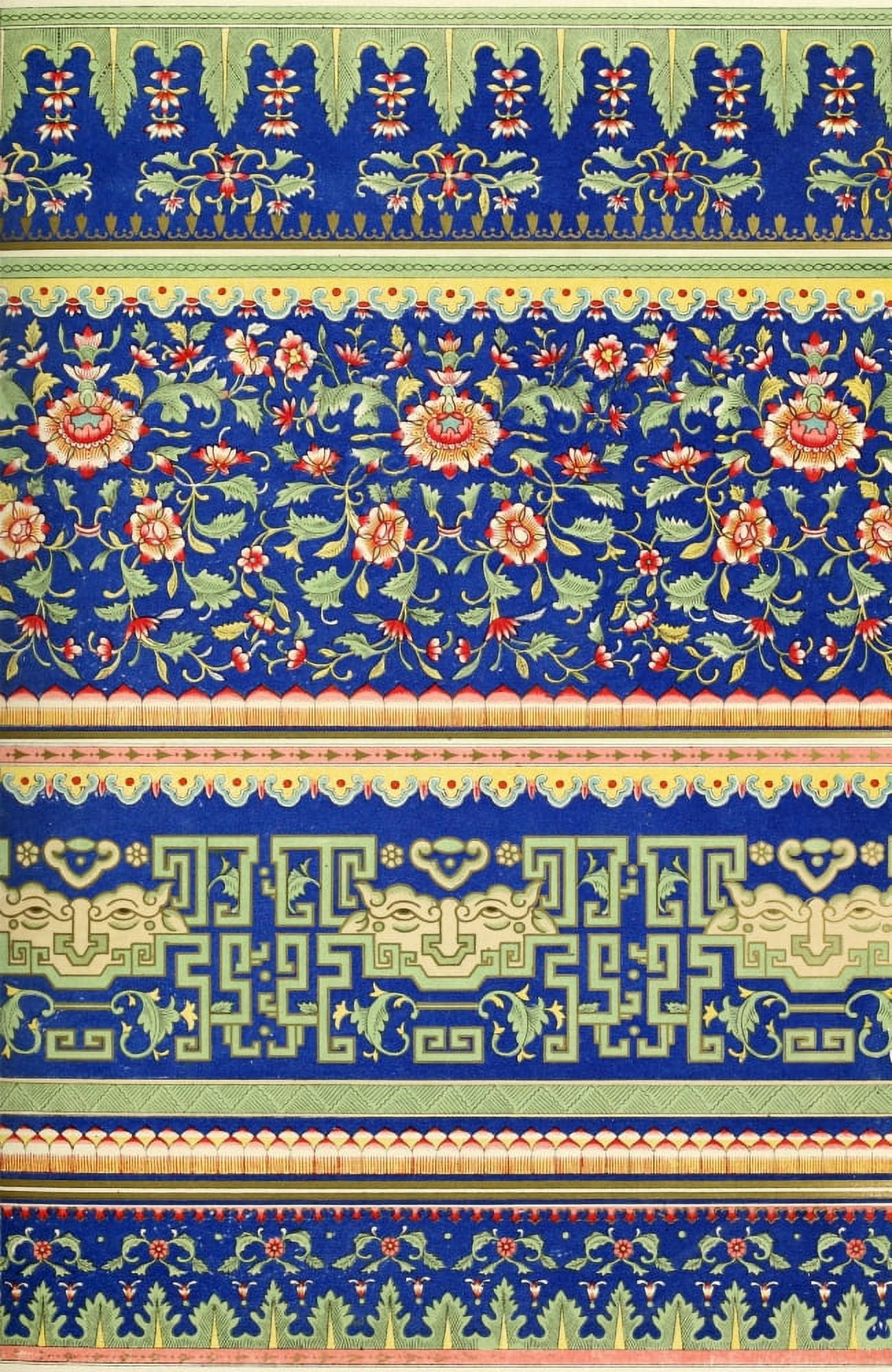 Examples of Chinese ornament 1867-49 Canvas Art - (18 x 24)