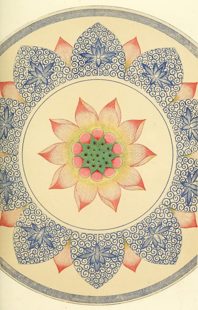 Examples of Chinese ornament 1867-50 Canvas Art - (24 x 36)