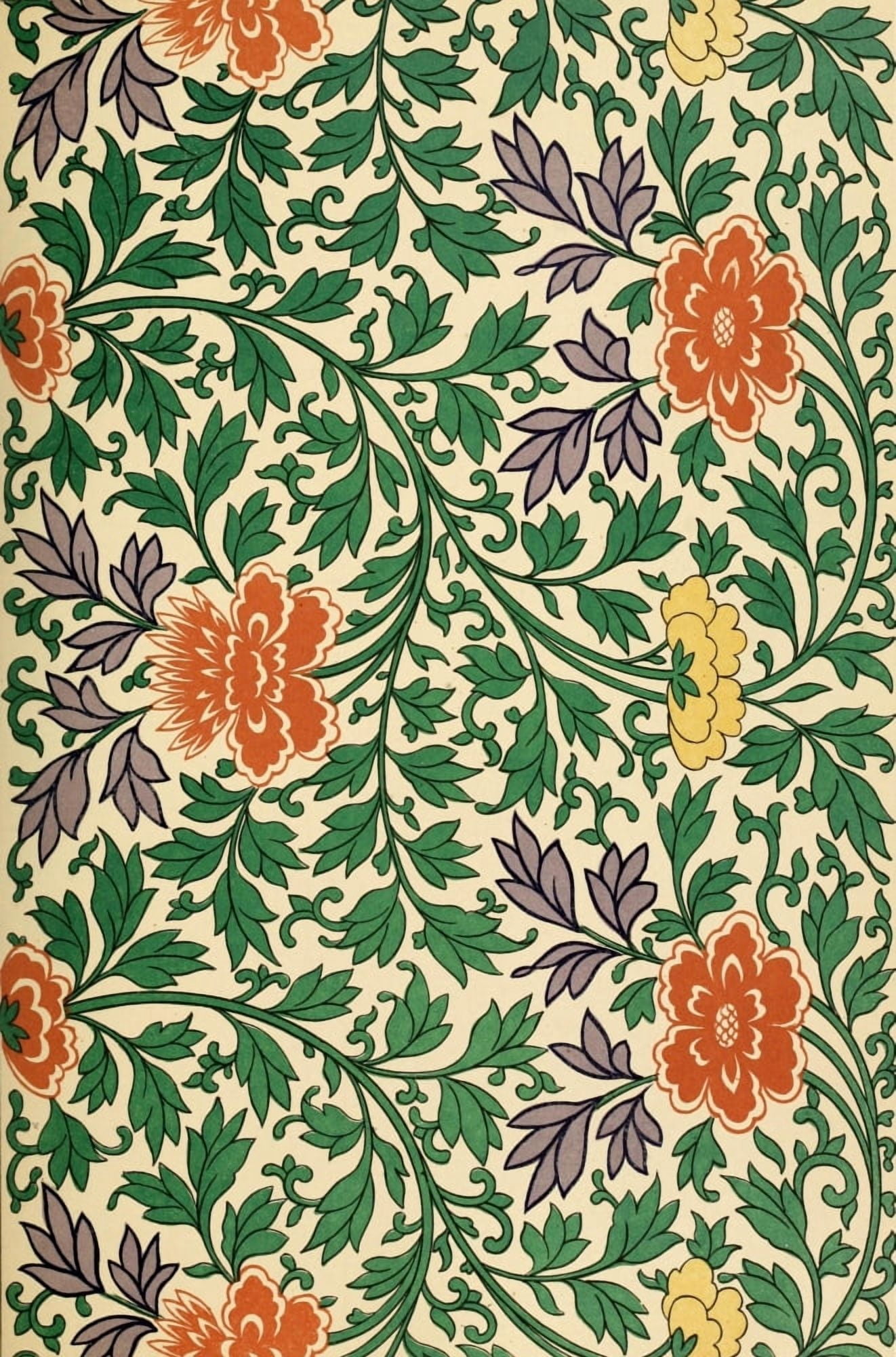 Examples of Chinese ornament 1867-57 Canvas Art - (18 x 24)