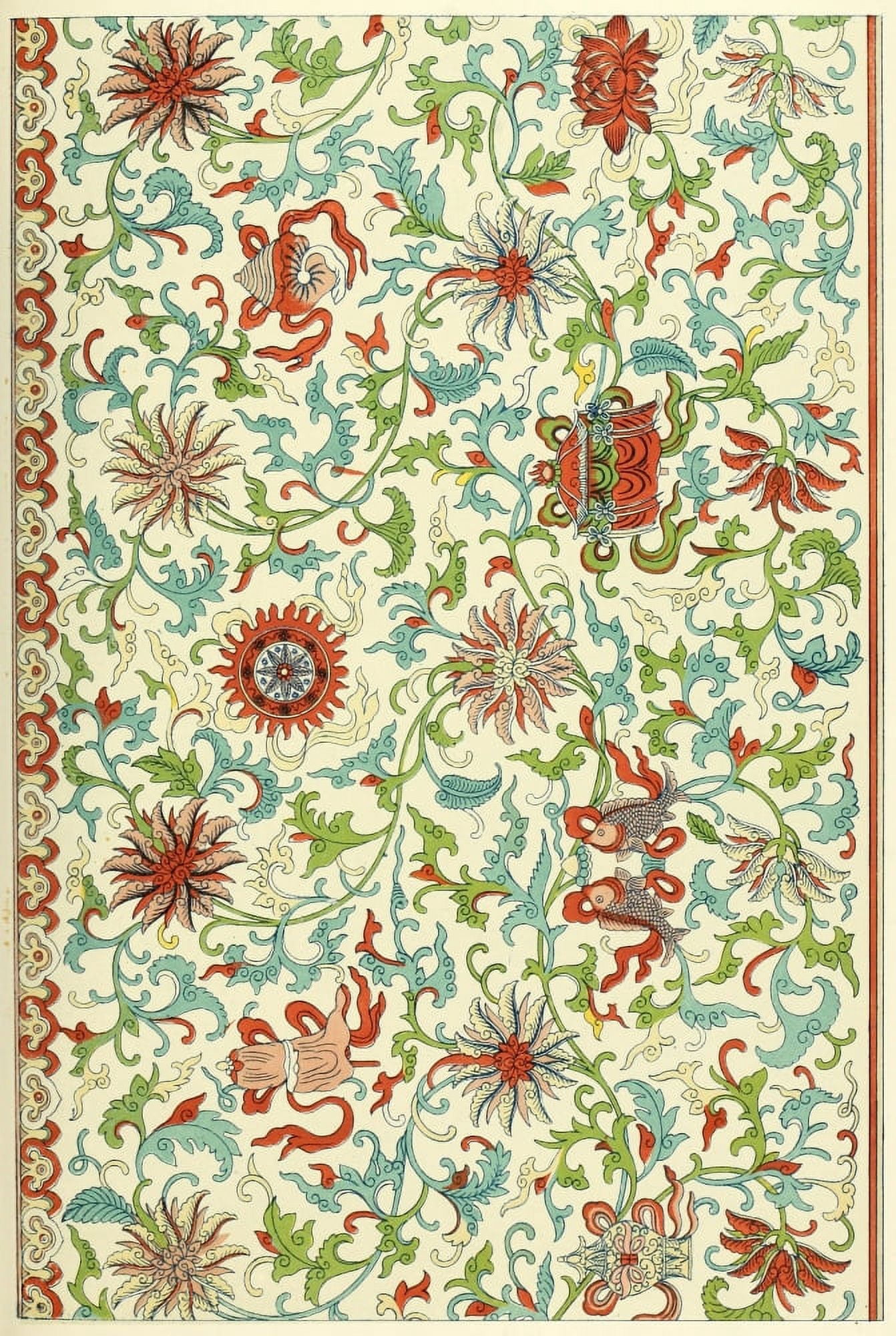 Examples of Chinese ornament 1867-63 Canvas Art - (18 x 24)