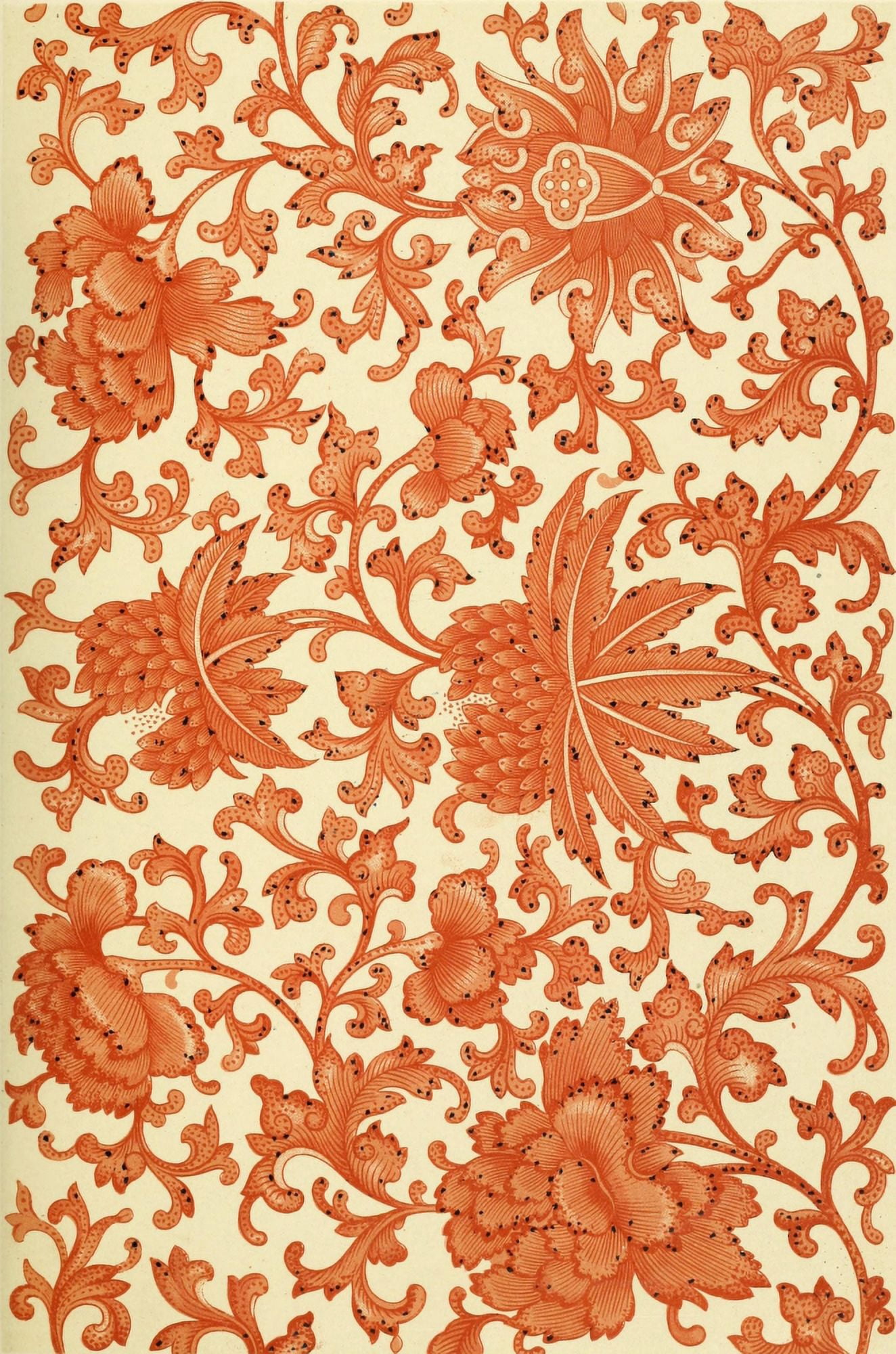 Examples of Chinese ornament 1867-64 Canvas Art - (24 x 36)