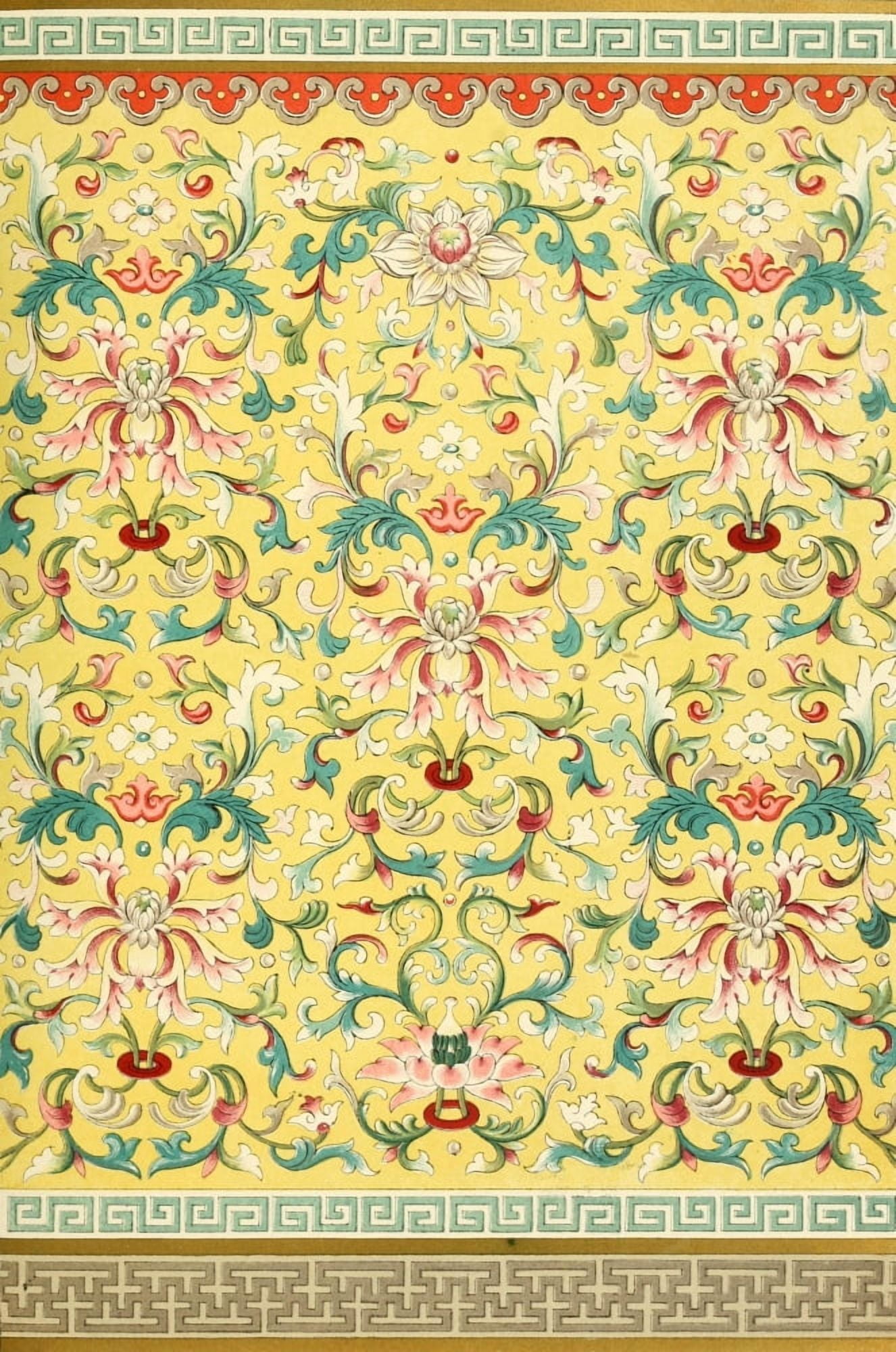 Examples of Chinese ornament 1867-68 Canvas Art - (18 x 24)
