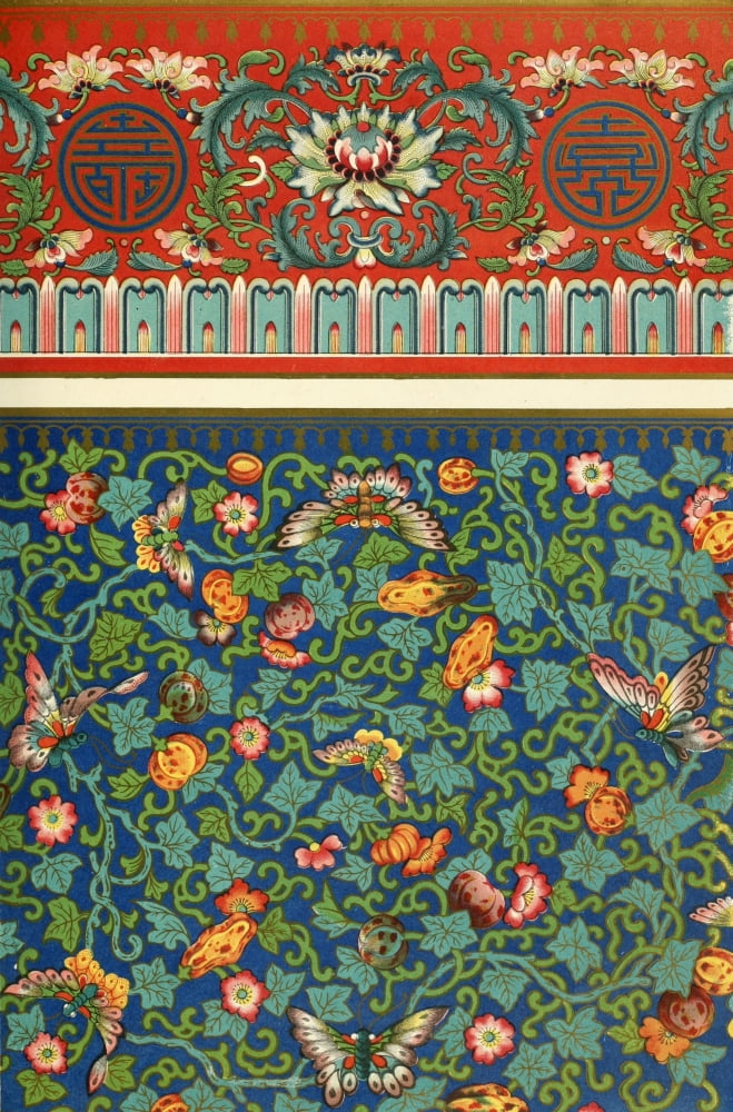 Examples of Chinese ornament 1867-71 Canvas Art - (24 x 36)