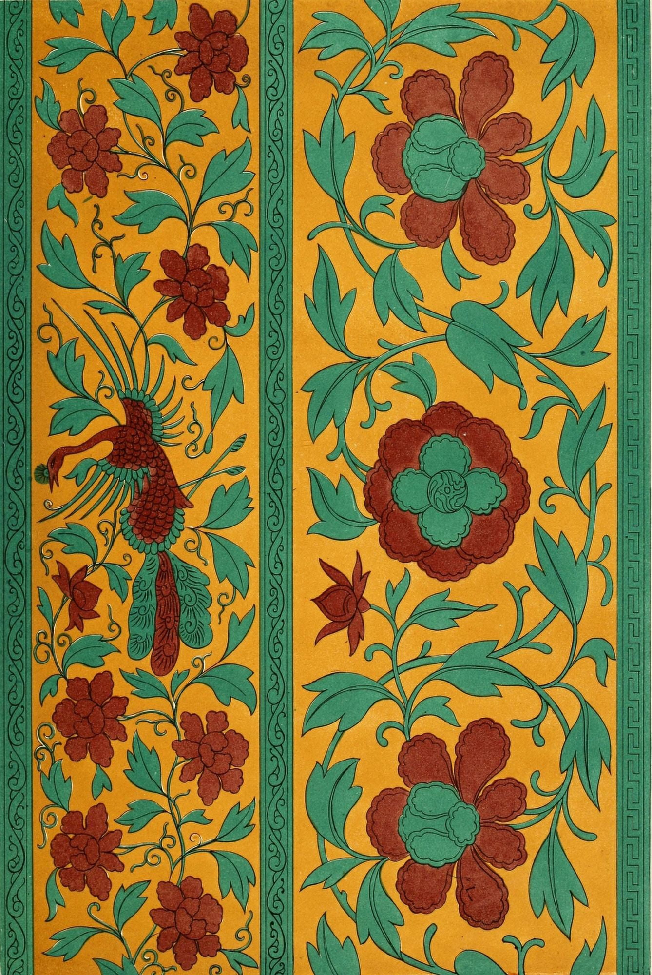 Examples of Chinese ornament 1867-76 Canvas Art - (18 x 24)