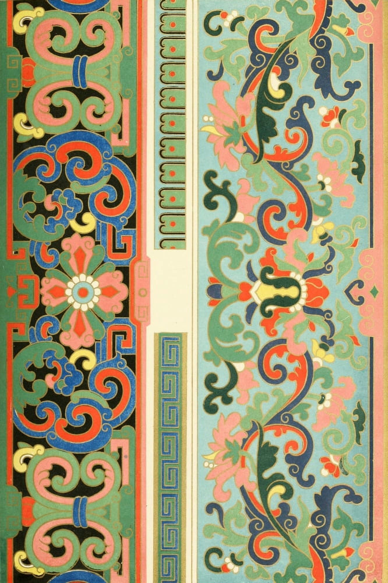 Examples of Chinese ornament 1867-9 Canvas Art - (24 x 36)