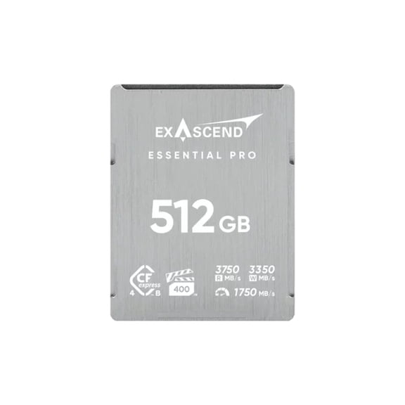Exascend Essential Pro 512GB CFexpress Type-B 4.0 Memory Card