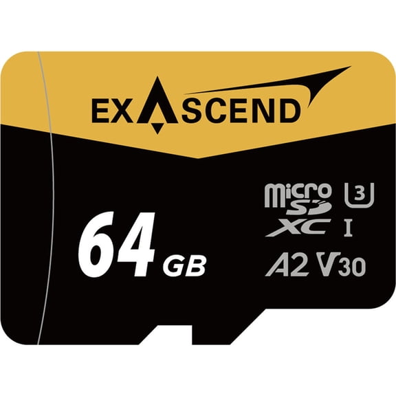 Exascend UHS-I microSD card, V30 64GB