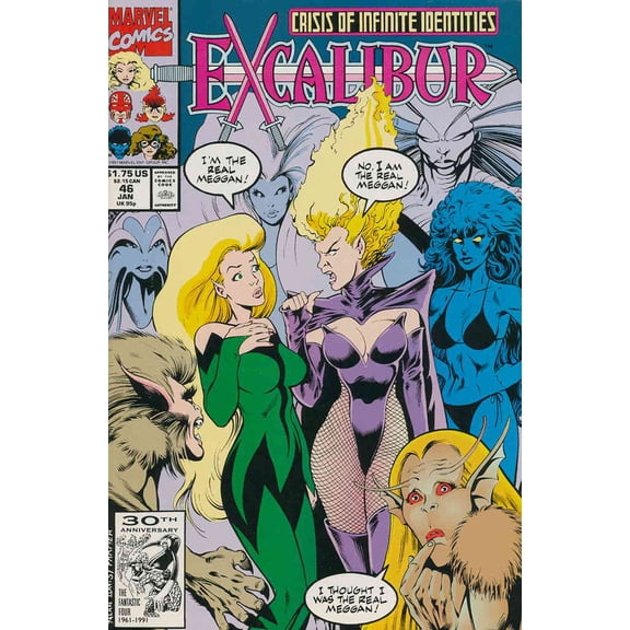 Excalibur #46 VF ; Marvel Comic Book