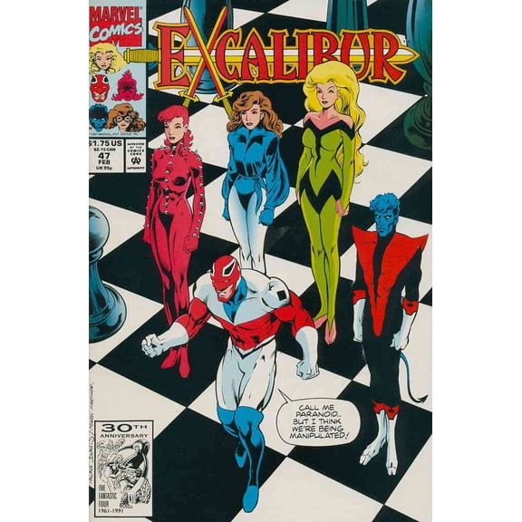 Excalibur #47 VF ; Marvel Comic Book