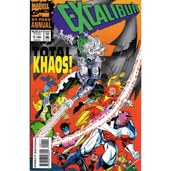Excalibur Annual #1 VF ; Marvel Comic Book