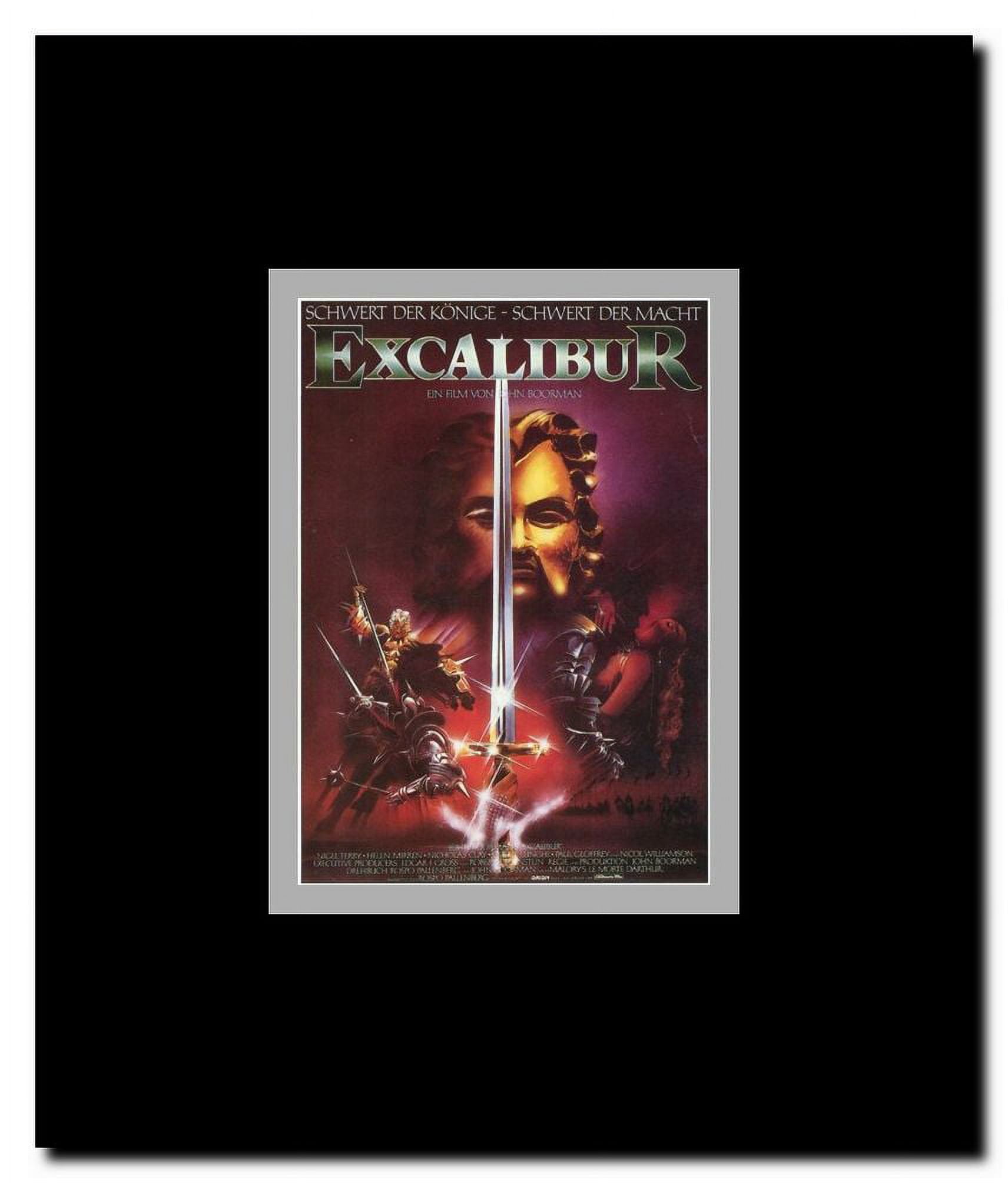 Excalibur Framed Movie Poster