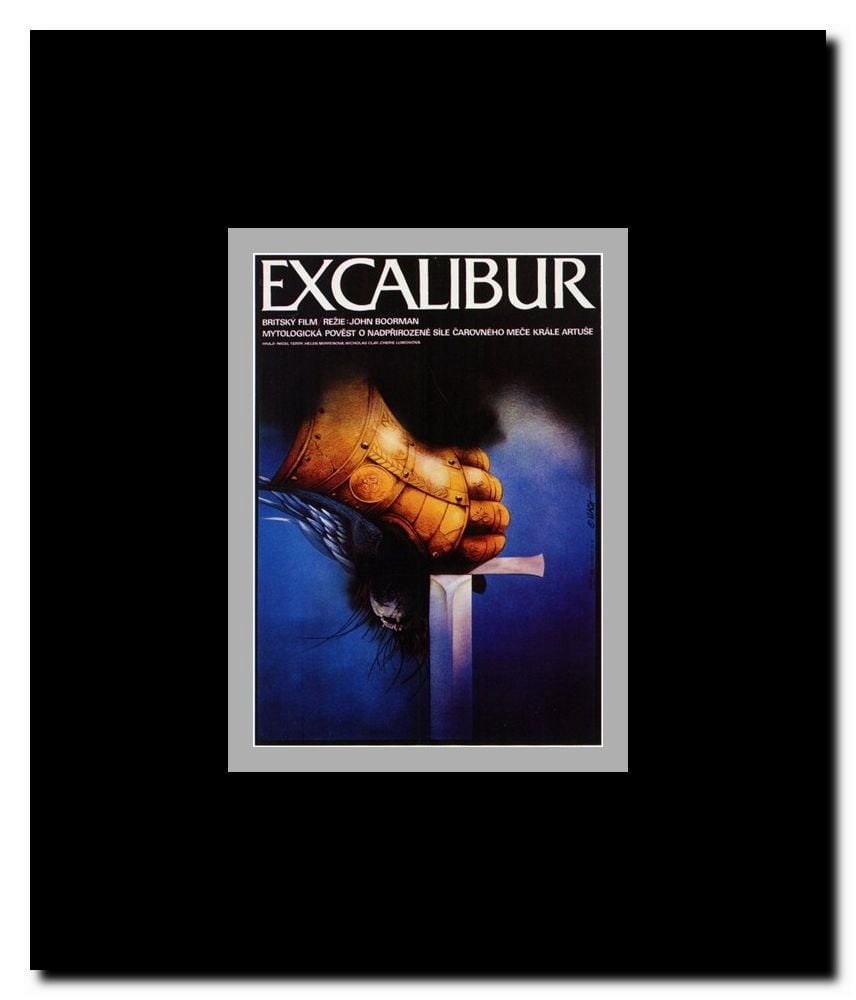 Excalibur Framed Movie Poster