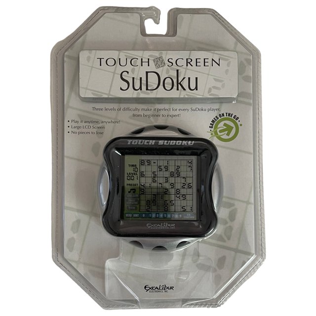 Excalibur LCD Touch Screen SuDoku Multi Player Handheld Game