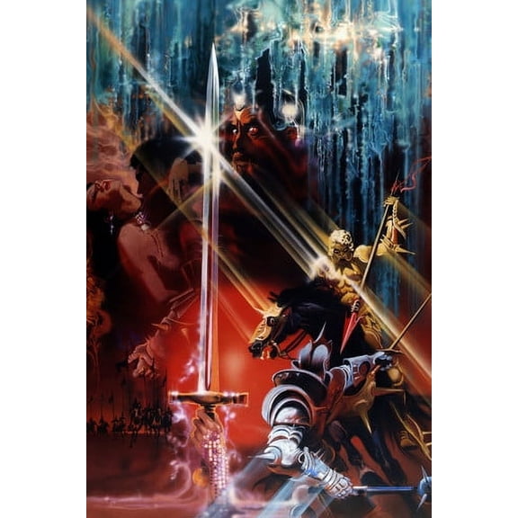 Excalibur Nigel Terry Helen Mirren Print Rare Design 24x36 Poster