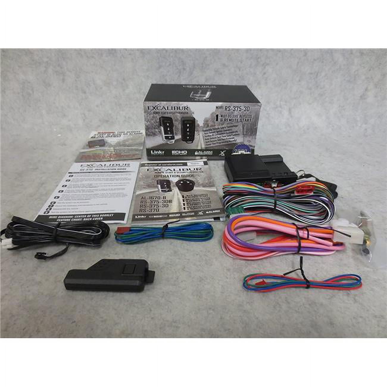 Excalibur RS-375 4 Button Remote Start System Keyless 3000 ft. Range ...