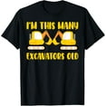 thumbnail image 1 of Excavator 2nd Birthday 2 Year Old Toddler Boys Construction T-Shirt, 1 of 4