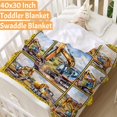 thumbnail image 1 of Excavator Blanket for Boys Construction Tractor Blanket for Kids Teens Adults Birthday Gifts Soft Fuzzy Flannel Excavator Throw Blanket for Bed Couch Sofa 30''''x40''''-XS, 1 of 1