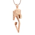 thumbnail image 1 of Excavator Bulldozer Urn Necklace for Ashes for Men Women Cremation Jewelry for Ashes Holder Keepsake Memorial Urn Pendant, 1 of 1